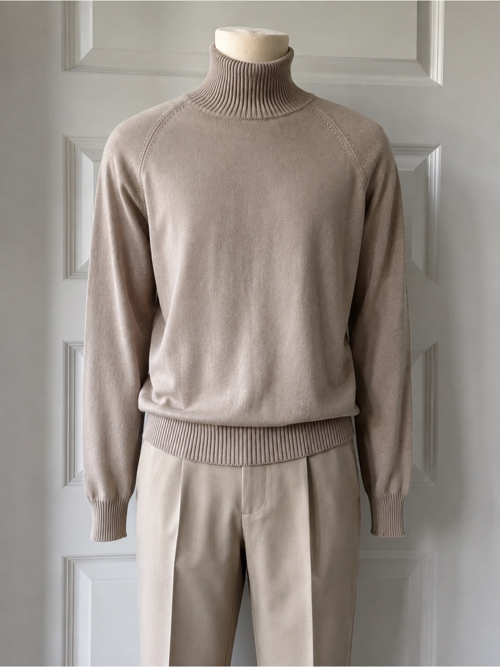 Forever 21 Men’s XL Taupe Turtleneck Sweater Long Sleeve Knit NWT